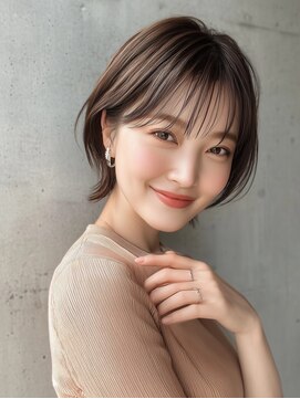 ルービック 奈良(Rubik's) レディース韓国レイヤーナチュラル小顔ショート