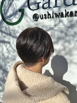 レディース刈り上げショート/ハンサムショート