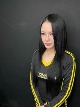 黒髪爆艶ロング