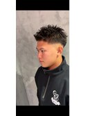 スパイキーピンパーマ