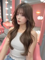 ボタン コロン 表参道 原宿(VOTAN COLON) 韓国レイヤー/原宿韓国ヘア/原宿/顔まわりカット/ロングレイヤー