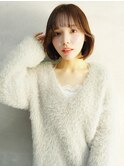 デジタルパーマ/前髪/ミルクティーブロンド/髪質改善/TOKIO/20代