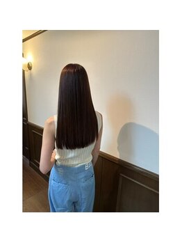 ドゥーズ(DOUZE)の写真/体験重視,触れたくなる指通り。髪質改善カラーでダメージをリセット。駐車場有で、ゆったり自分磨きの時間