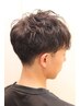 【土曜日限定】メンズカット+ニュアンスパーマ＋眉カット 9300円→7300円～