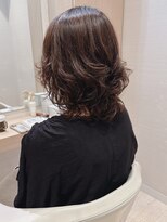 コーエン(cowen) 大人かわいい☆軽い質感のミディアムレイヤー♪デジタルパーマ