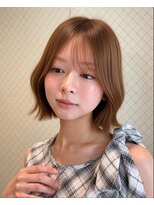 サンドナル 鹿児島天文館(sand NALU)&nbsp;ハッシュカット/グレージュ/デザインカラー[鹿児島天文館]