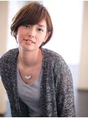 大人可愛いナチュラルショート♪【楠瀬 浩也】