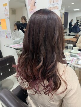 スウィート スウィート Sweet ローズカラーグラデーション