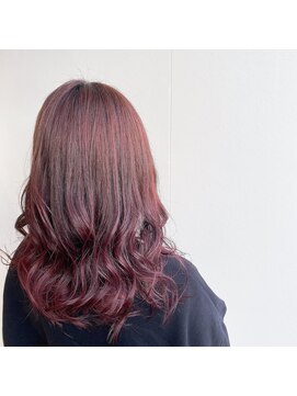 美容室 アイディー i-dee カシスグラデーション