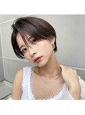 【Chill】大人かわいいマロンベージュカラーショートスタイル◎