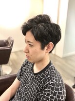 アンプリュス リアン(1+ Unplus lien)&nbsp;好印象アップバングクセ毛風ショートパーマ/亀戸