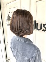 アンプリュス リアン(1+ Unplus lien)&nbsp;ブラウンベージュ前下がりショートボブ