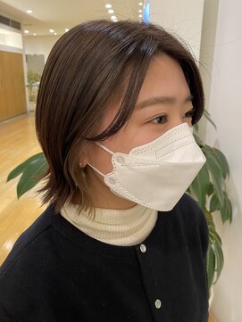 カッツ 東尾道店(CUT S) 切りっぱなし × インナーカラーベージュ