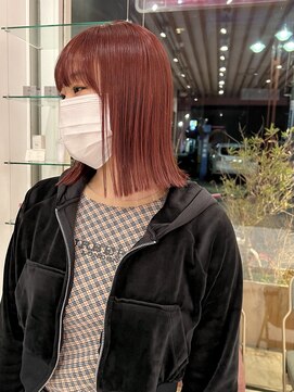 ディーナ(D'na) 【D'na×古屋】切りっぱなし×レッドカラー