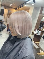 ラフ 難波店(LAFF)&nbsp;#黒髪#ボブルフ#ネビージュ#小顔#ワンレン