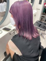 ヒビヲ(HIBIO)&nbsp;ダブルカラーピンクベージュピンクカラーケアブリーチミニボブ