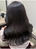 ダークラベンダー♪ 水素カラー×Aujuaトリートメント