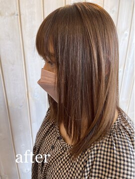 チェルモ 町田(CHELUMO) 縮毛矯正　 after サイド