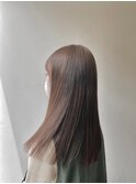 ココアベージュ/グレージュカラー/ボブウルフ/韓国ヘア[秋葉原]