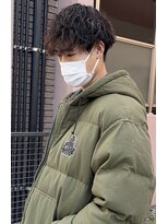 ハグ 横浜(HUG)&nbsp;波巻きパーマ＊メンズカット