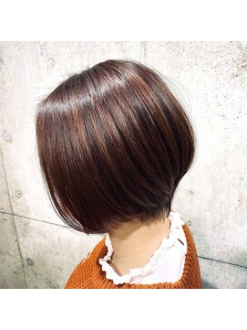 ルート(root) 大人ショート/オレンジカラー/暖色カラー