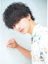 オーシャントーキョー 渋谷神南(OCEAN TOKYO) ツーブロック束感流行ウルフ