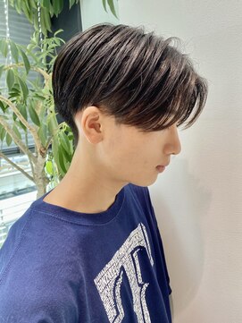 ステア ケース(stair case) 韓国刈り上げセンターパートストレートメンズセット