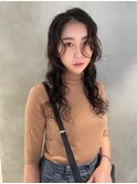 薬院【aoi.】ロングリッジパーマ