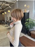韓国風 レイヤーカット ボブ 学割_4330