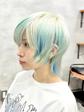 ロア 福岡天神本店(LORE) ダブルカラーベージュカラーケアブリーチカラーハイトーンカラー