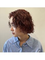 スタイル 茅ケ崎(STYLE)&nbsp;オレンジブラウン＆ボブパーマ