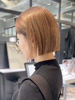 グレージュカラー美髪くびレイヤーカーキベージュ_ba492161