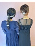 結婚式ヘアセット