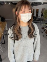 レブ 三条河原町(Reb,) インナーカラーミルクティーグレージュ透明感カラー