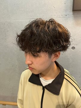 メンズサロンドットリアン(dot. lien) 波巻きスパイラルパーマ刈り上げマッシュメンズパーマ