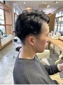 クールブラックパーマ