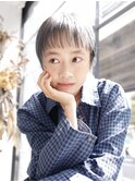 オン眉/シースルーバング/ショートカットレイヤー/センター北