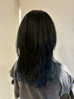 エヌアンドエー 春日部東口店(hair shop N&A)&nbsp;個性引き立てるインナーカラー/ブルー/ブリーチ/Wカラー