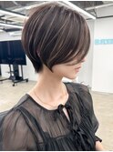 ハイライトバレイヤージュダブルカラーケアブリーチ30代40代