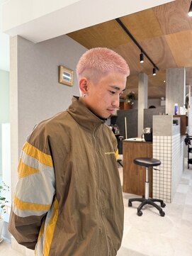 サンドット(Sun.) メンズボウズ/ペールピンク