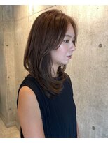 ロッカヘアエジェ(ROCCA hair eje.)&nbsp;暗めカラーナチュラルエレガントミディ