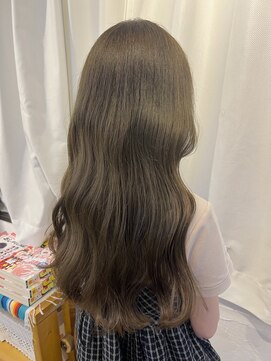 デイズ(DAYS) オリーブグレージュ　ブリーチなしダブルカラー