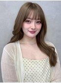 オリーブグレー/ブリーチなし/マロンベージュ/黒髪/小顔/新宿