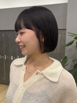 ジアン バイ ミルボン NU茶屋町+(GIEN by milbon) まとまるボブ/内巻きボブ/ミニボブ/ワイドバング/吉岡美音