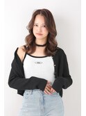 バレイヤージュ、ハイライト、レイヤーロング、キッズカット