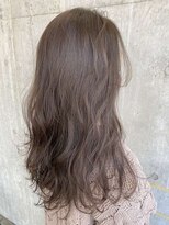 ユニ バイ マグ 長野店(Uni.by Mag)&nbsp;大人可愛いブリーチなし透明感カラーグレージュ