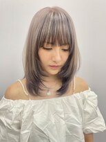 リファイン バイ アフィナー 本厚木店(Refine by Afinar) ブリーチハイライト髪質改善ダブルカラーレイヤーカット/本厚木