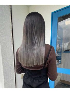 ヘアーメイク コラソン(hair make corazon) 似合わせカットメルティカラー着物フェミニンロング