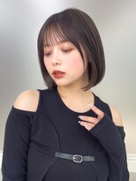 エイミーバイアフロートザガーデン 浦和店(amie by afloat the garden) ワンレン/顔周りカット/おくれ毛/ボブ【浦和】