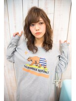 リル(Lilou)&nbsp;【Lilou】イルミナカラー こなれウェーブミディ